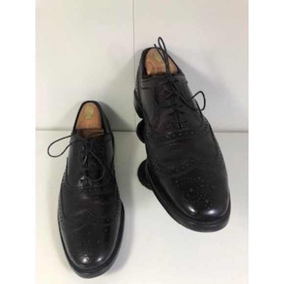Allen Edmonds Leather Mcallister Wingtip Oxford Dress Shoes Merlot Mens US 12 D main image 6